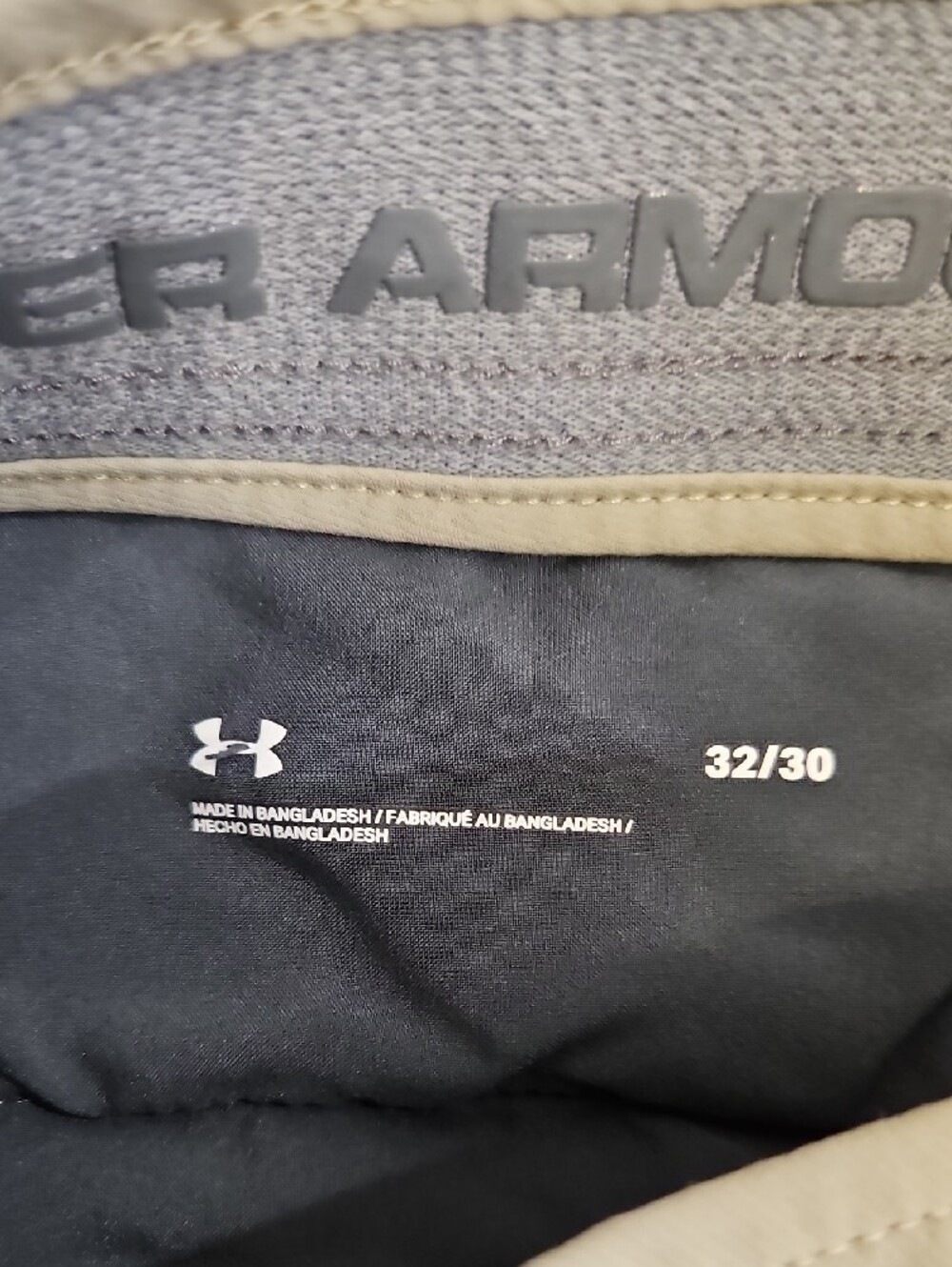 Under Armour Men's Khaki Golf Pants - Picture 2 of 7